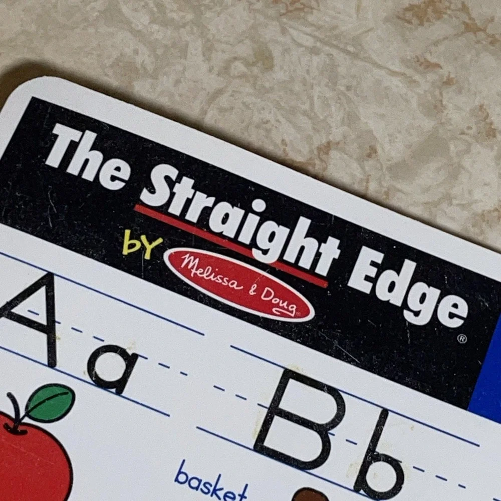 The Straight Edge desk‎ mats Melissa & Doug Numbers 1-10 & Alphabet